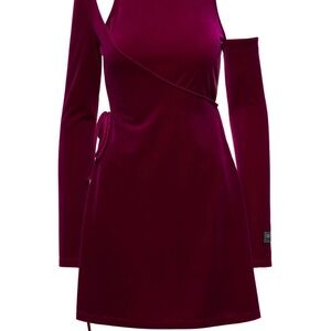 Versace Jeans Couture mini velvet dress
